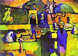 Arabs I Cemetery by Wassily Kandinsky